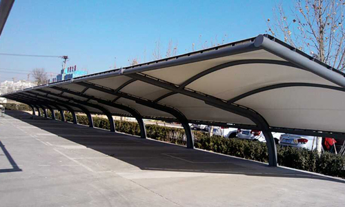 哈爾濱張拉膜結構車棚的建造條件